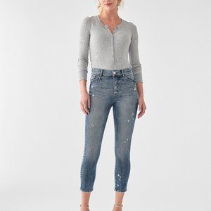 DL1961 FARROW CROPPED JEANS IN TACOMA SIZE 28